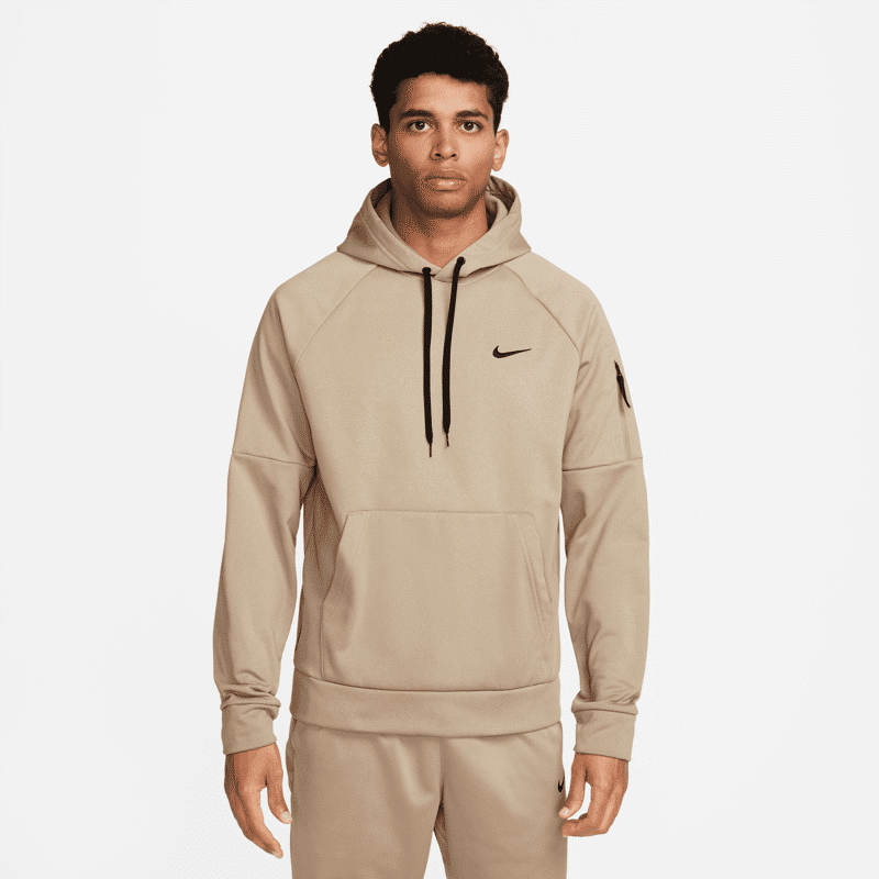Nike Hoodie Therma-FIT Fleece Khaki/Black 