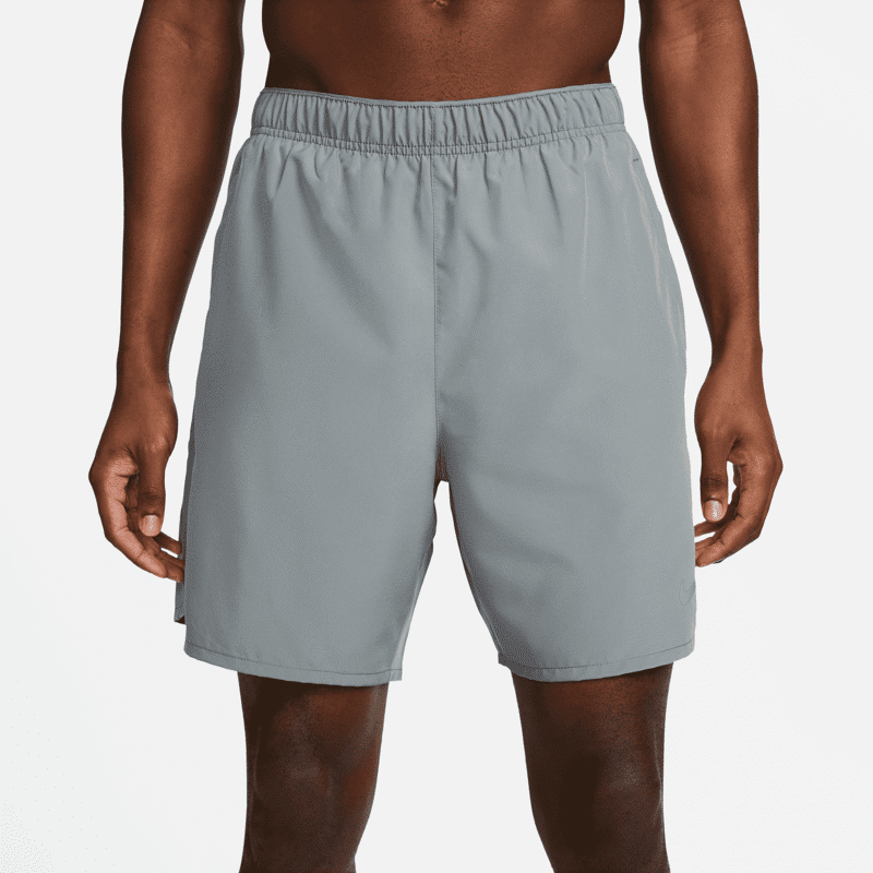 Nike Challenger Dri-FIT 2-in-1 Shorts, Smoke Grey/Reflective Silver 
