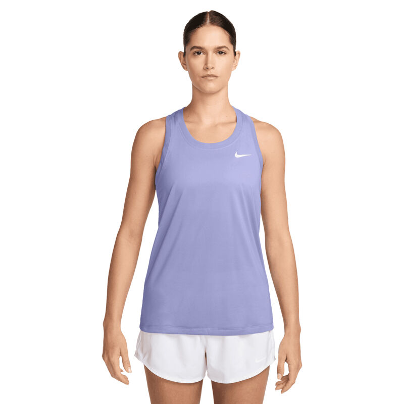 Nike Women's Tank Dri-FIT Racerback Tank, Lilac/Ice  