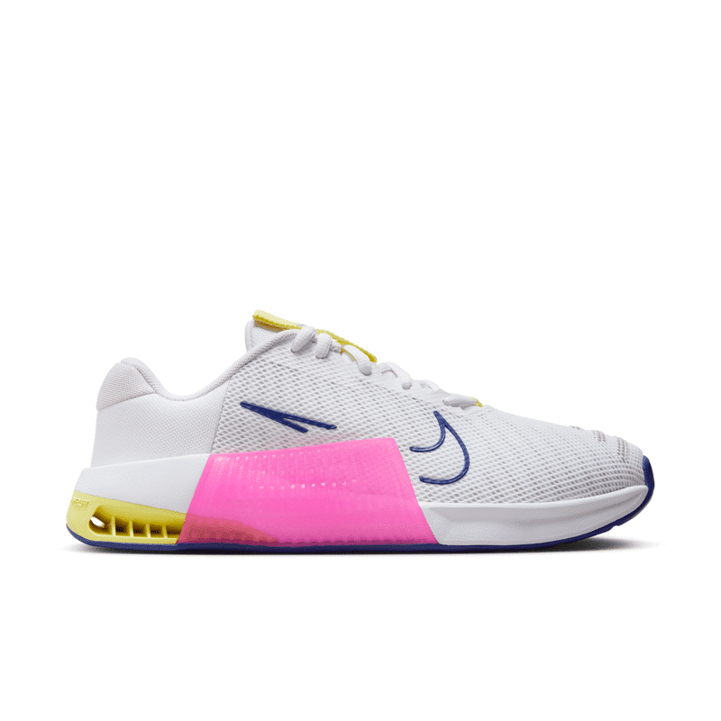 Nike Metcon 9 Women's Training Shoes, White/Deep Royal Blue/Fierce Pink 