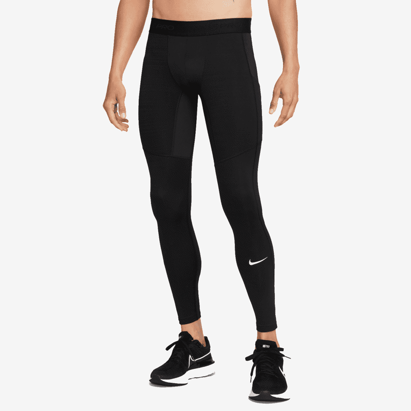 Nike Pro Warm Men's Tights, Black/White 