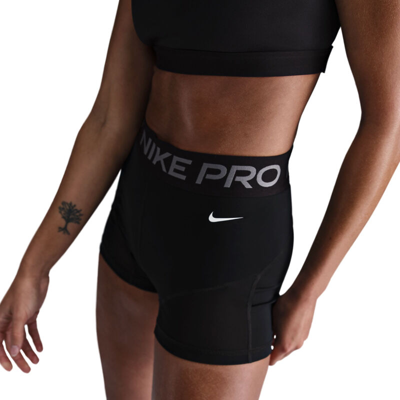 Nike Pro Dri-FIT Mesh Biker Short Women, Black 