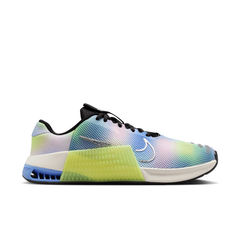 Nike Women's Metcon 9 SE Shoes, Black/Metallic Silver-Lt Lemon Twist 