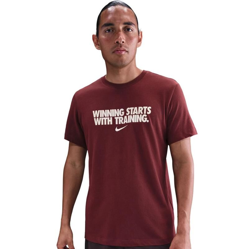 Nike Shirt DF Winning, Dark Team Red 