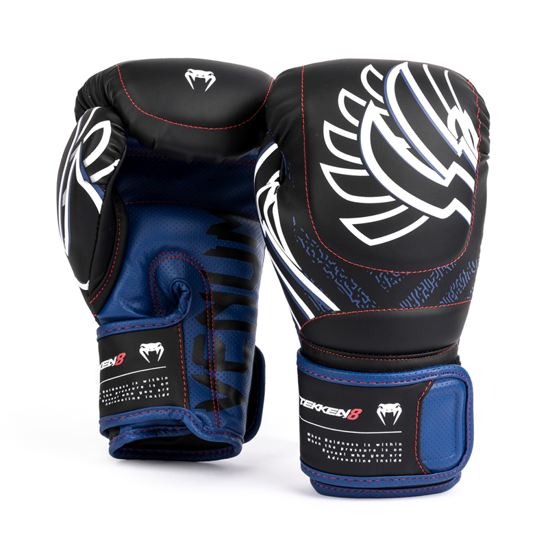 Venum x Tekken 8 - Jin Kazama Boxing Gloves, Blue/Black/White 