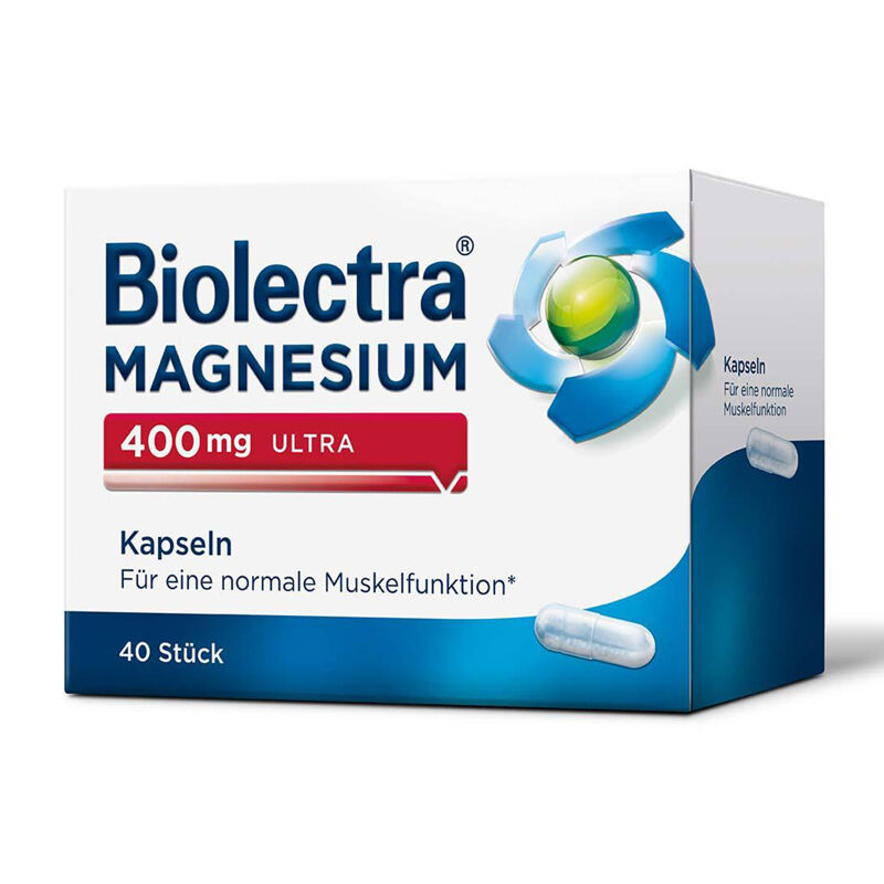Biolectra Magnezij 400 mg Ultra, 40 kapsula