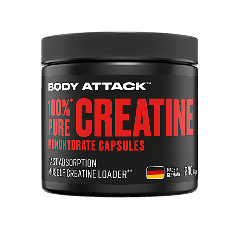 100% Pure Creatine Monohydrate, 240 kapsula