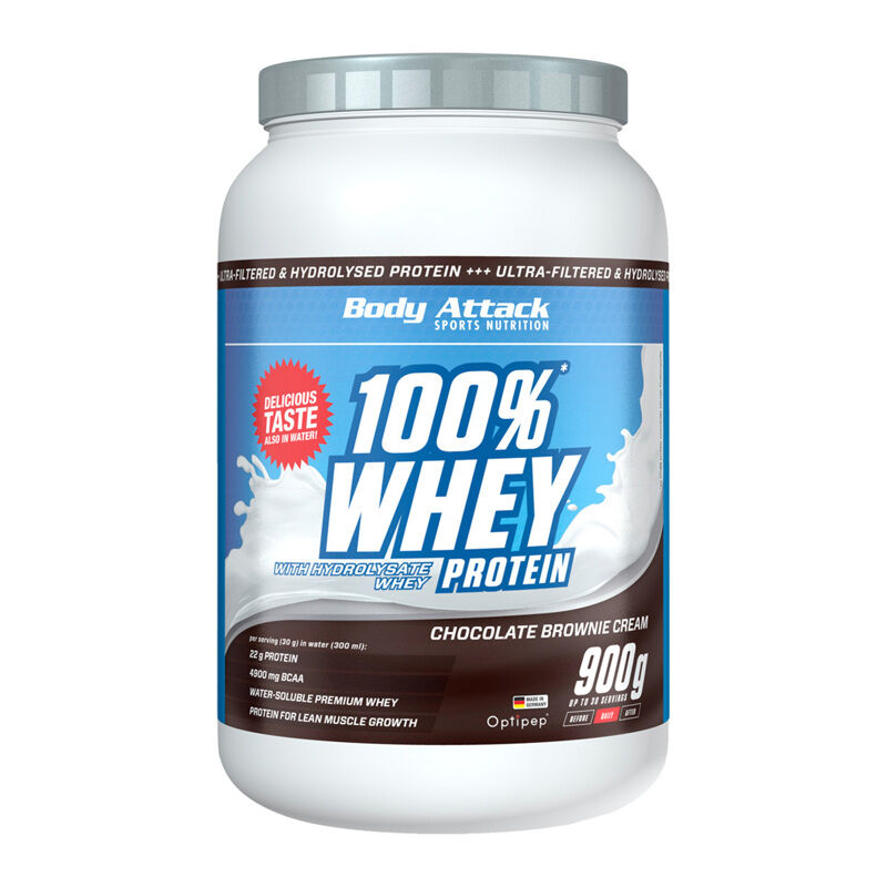 Body Attack 100% Whey Protein, 900 g 