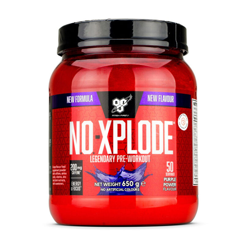 NO Xplode Legendary Pre-Workout, 650g - Green burst