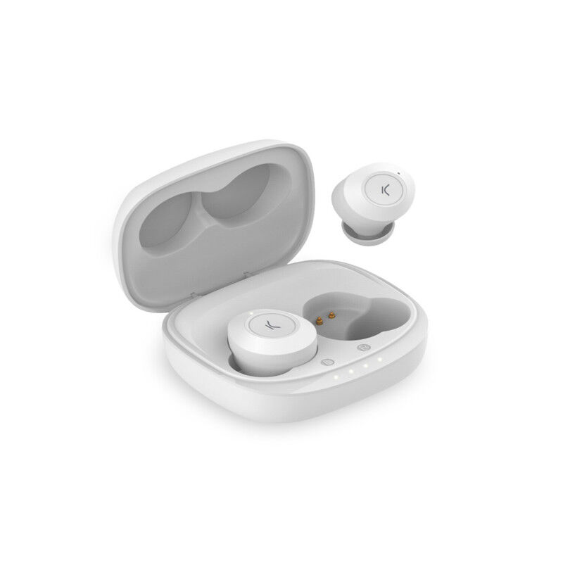 KSIX Oblivion Wireless Headphones In-Ear Design, White