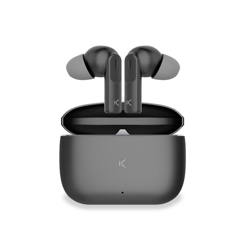 Ksix KSIX Meteor Wireless Headphones ENC Metal Housing, Grey