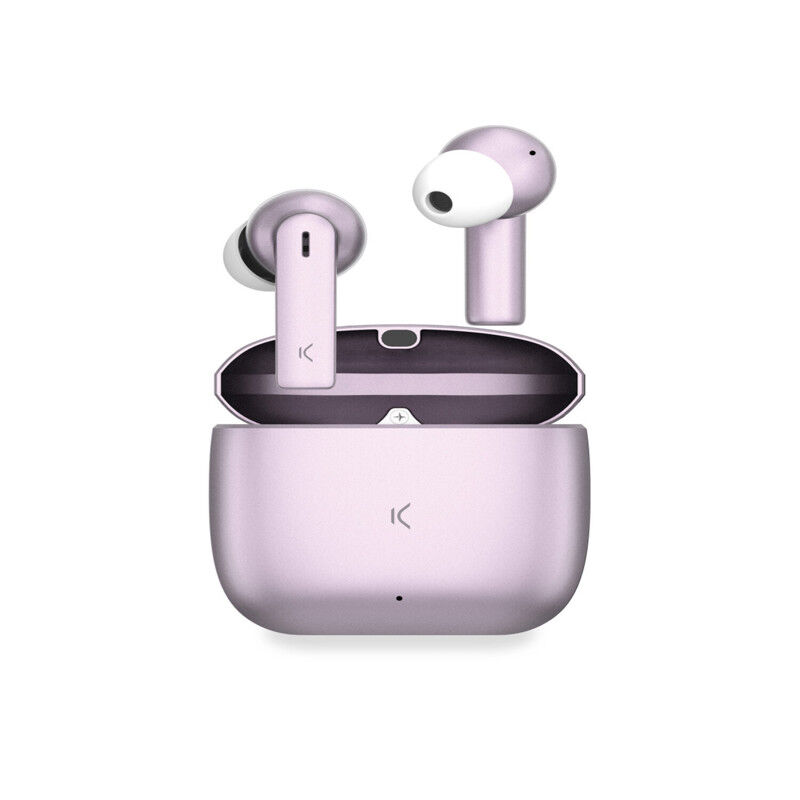 KSIX Meteor Wireless Headphones ENC Metal Housing, Pink