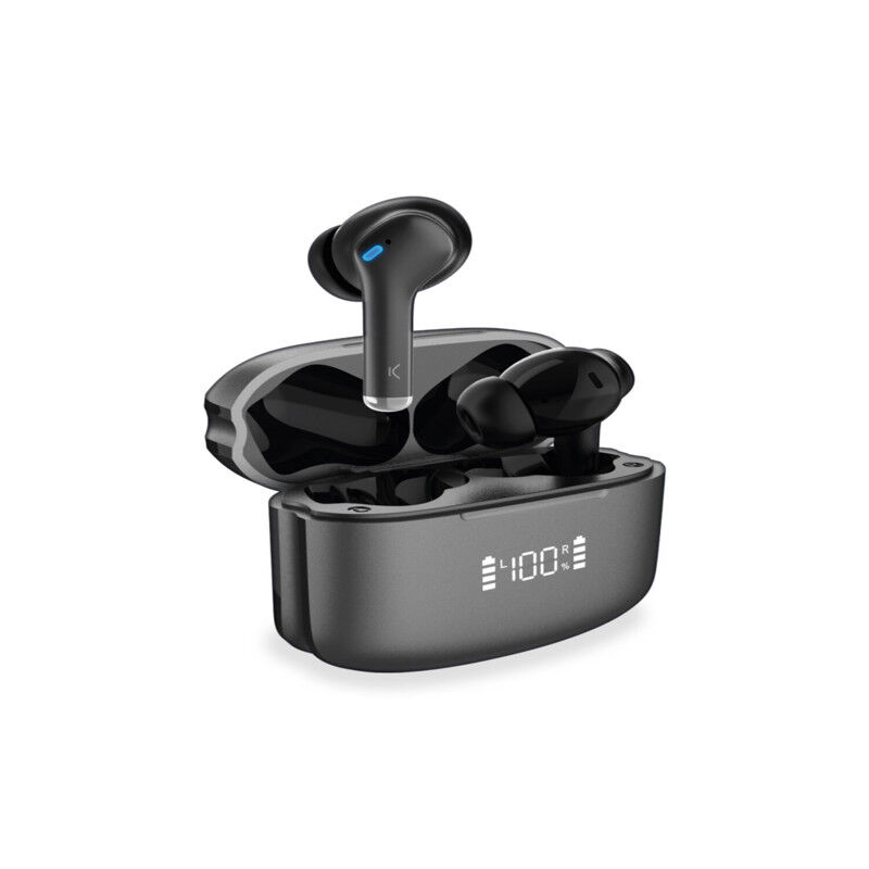 KSIX Noise Cancel 3 Wireless Headphones ANC+ENC, Black