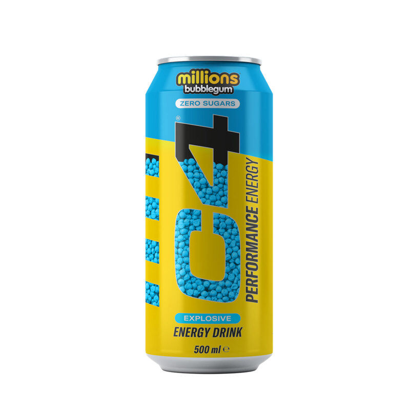 C4 Energy RTD Carbonated, Millions, 500ml 