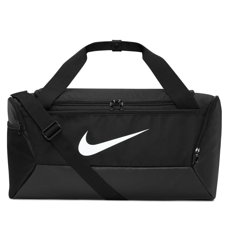 Nike Brasilia 9.5 Small Training Duffle Bag, Black/White