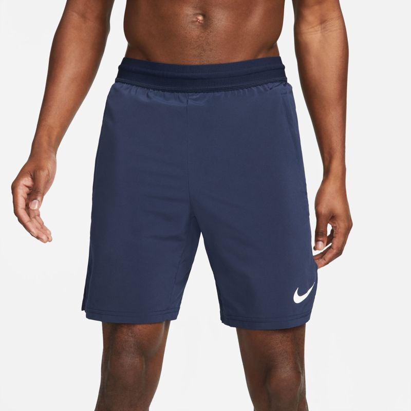 Nike Pro Dri-Fit Flex Vent Max 8 Shorts, Obsidian/White 