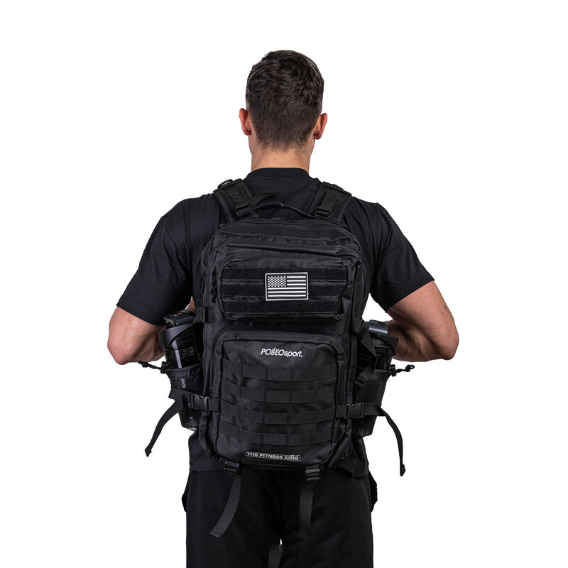 Polleo Sport Tactical Backpack, Black, 45 l