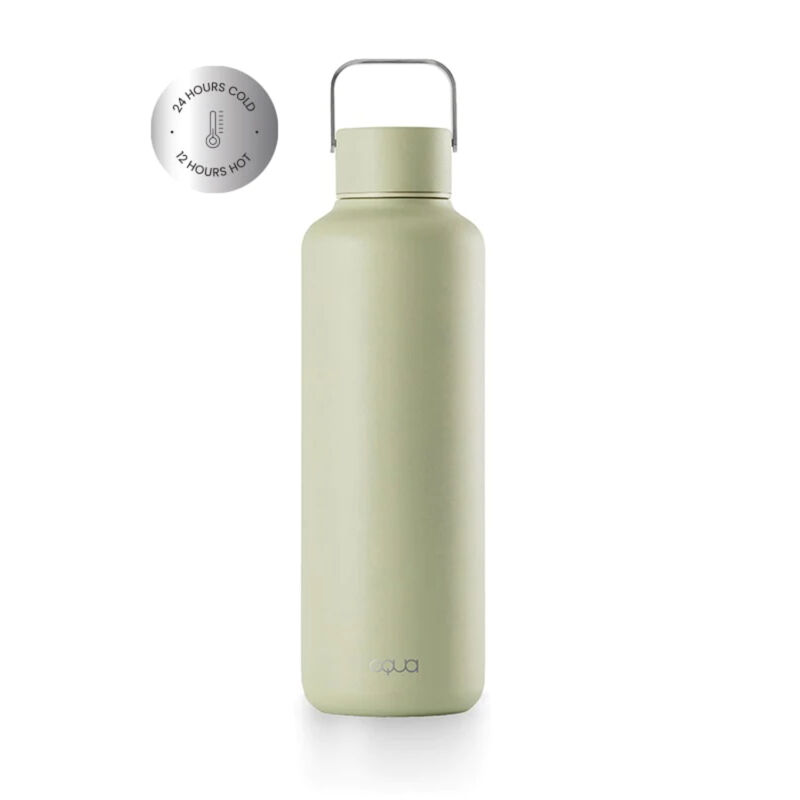 EQUA Stainless Steel Thermal Bottle, Timeless Matcha, 600 ml