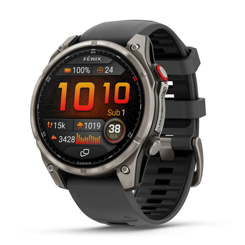 Fenix 8 Pro, 47 mm, AMOLED Sapphire, Titanium, Graphite/Black