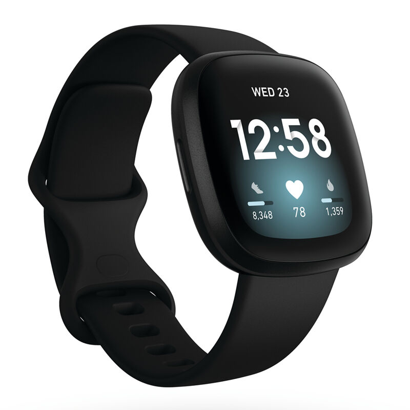 FITBIT VERSA 3, BLACK