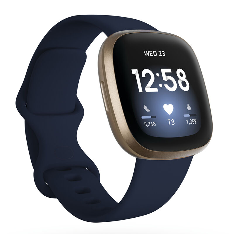 Fitbit Versa 3, Midnight/Soft Gold