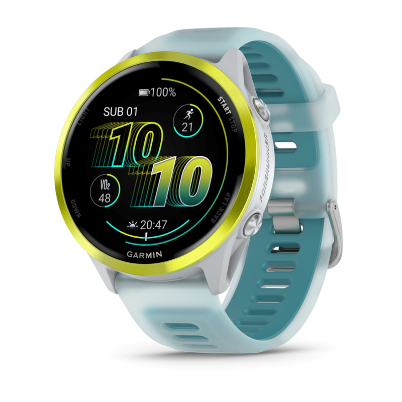 Forerunner 570, 47 mm, Amp Yellow/Whitestone/Turquoise