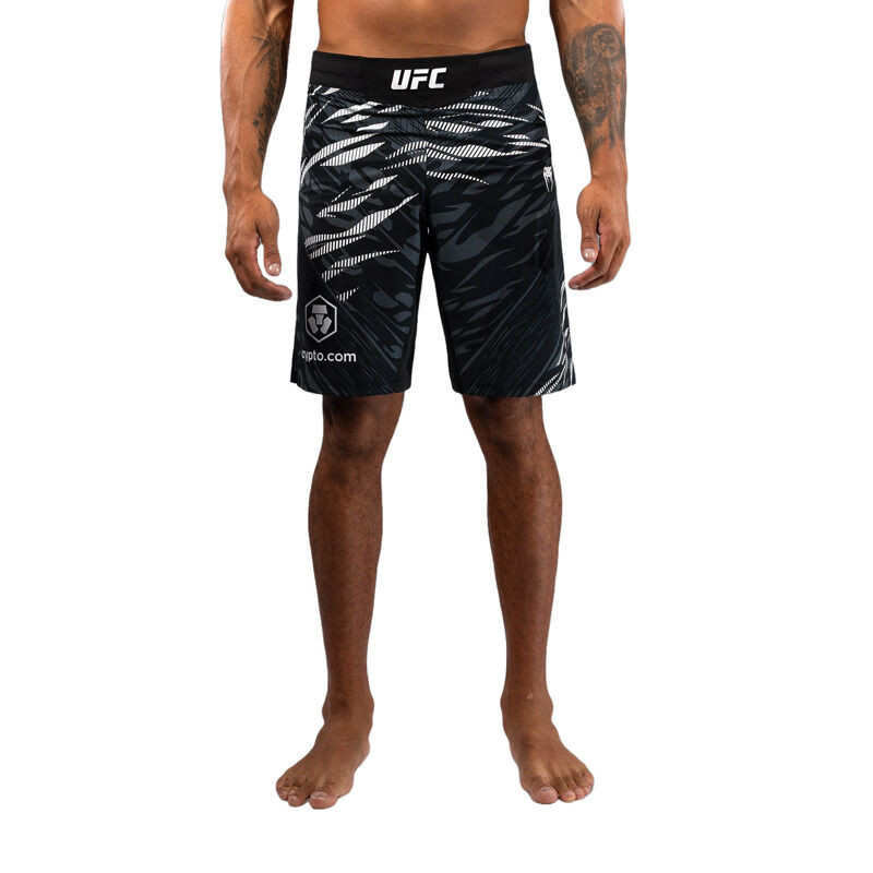 UFC Fusion by Venum Authentic Fight Night Men’s Fight Short, Long Fit, Black 