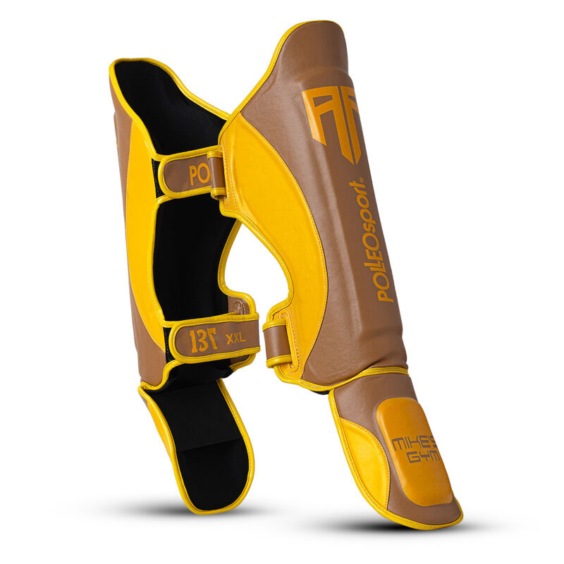 Polleo x AP Shinguards, Golden/Yellow 