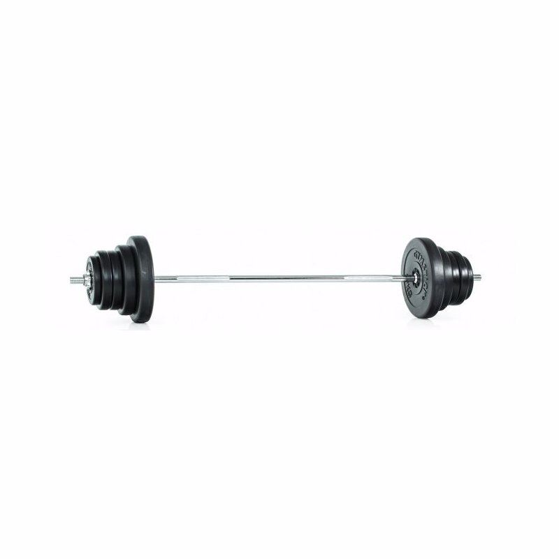 Set of vinyl weights 50 kg 165 cm bar