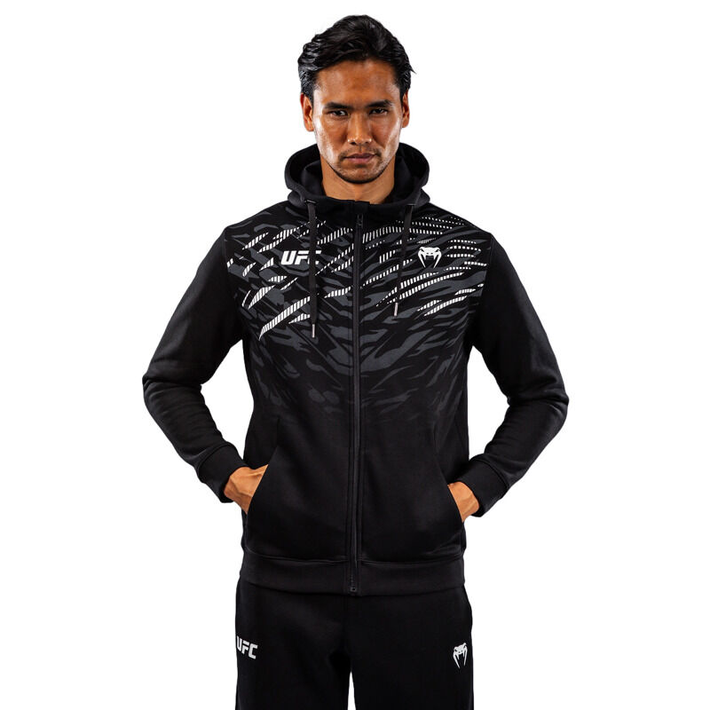 UFC Fusion by Venum Men's Replica Zip Hoodie, Black 