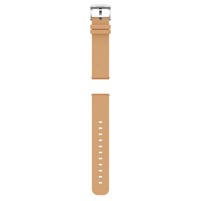 Watch GT Series Leather Strap, Khaki, 20 mm