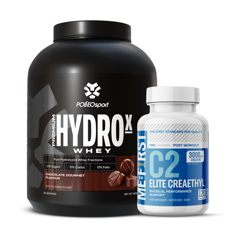 Premium HydroX Whey, 1,8 kg + C2 Etil Ester, 120 kapsul GRATIS