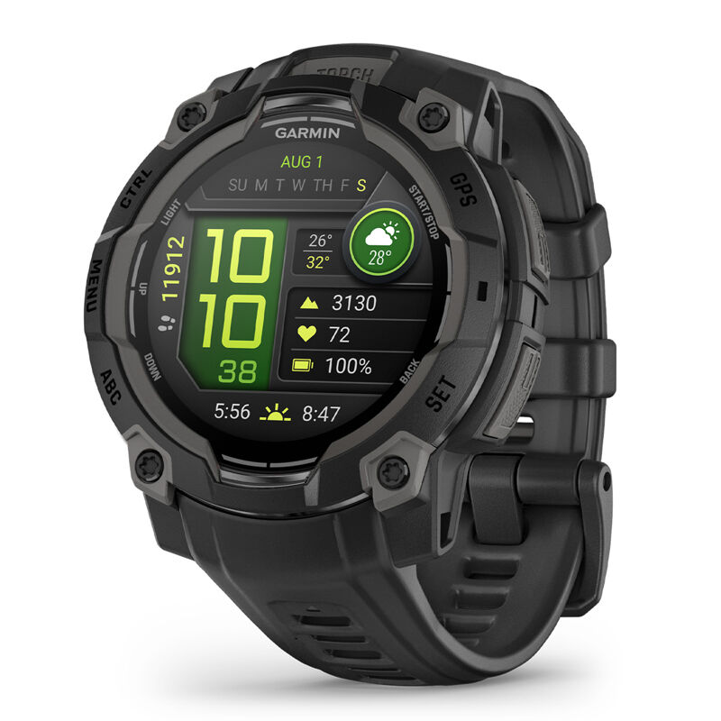 Instinct 3, 45 mm, AMOLED, Black