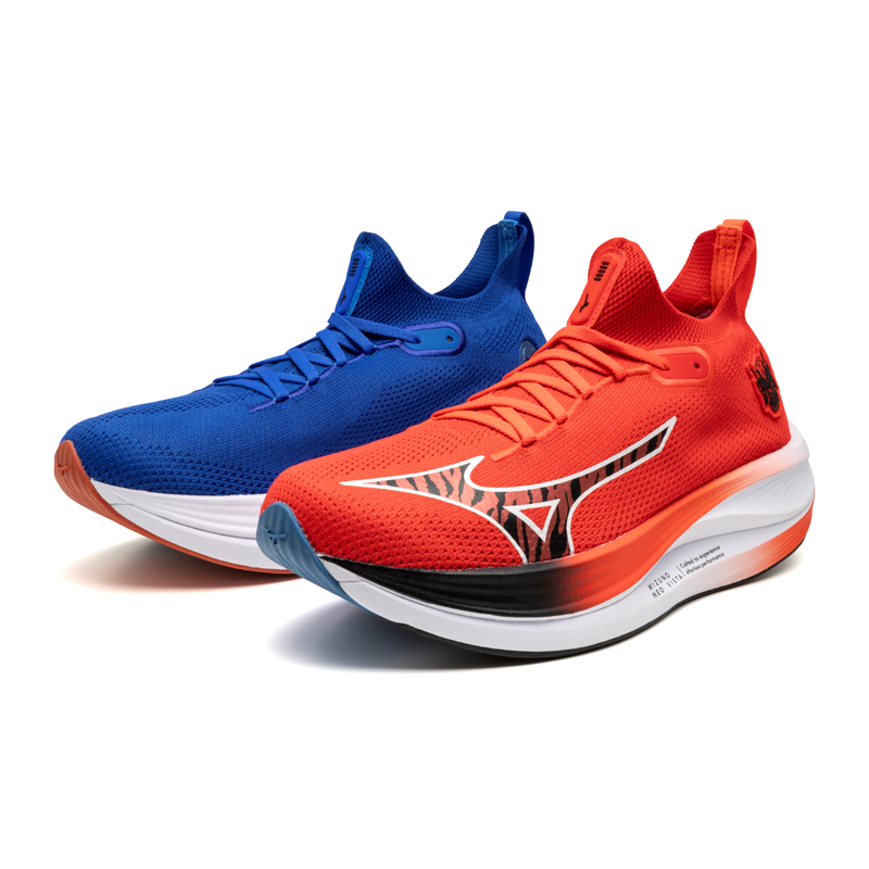 Mizuno Neo Vista Running Shoes, Mizignition Red/Black/Baseball Blue 