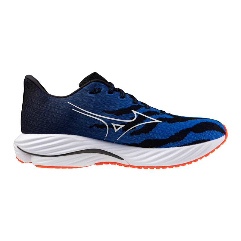 Mizuno Wave Rider 28 Shoes, Mizignition Red/White/Baseball Blue 