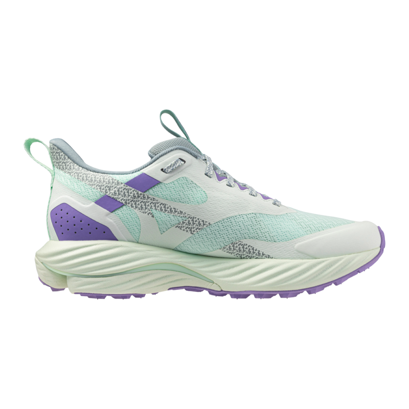 Mizuno Wave Rider TT 2 Women's Running Shoes, Bay/Hint of Mint/Paisley Purple 