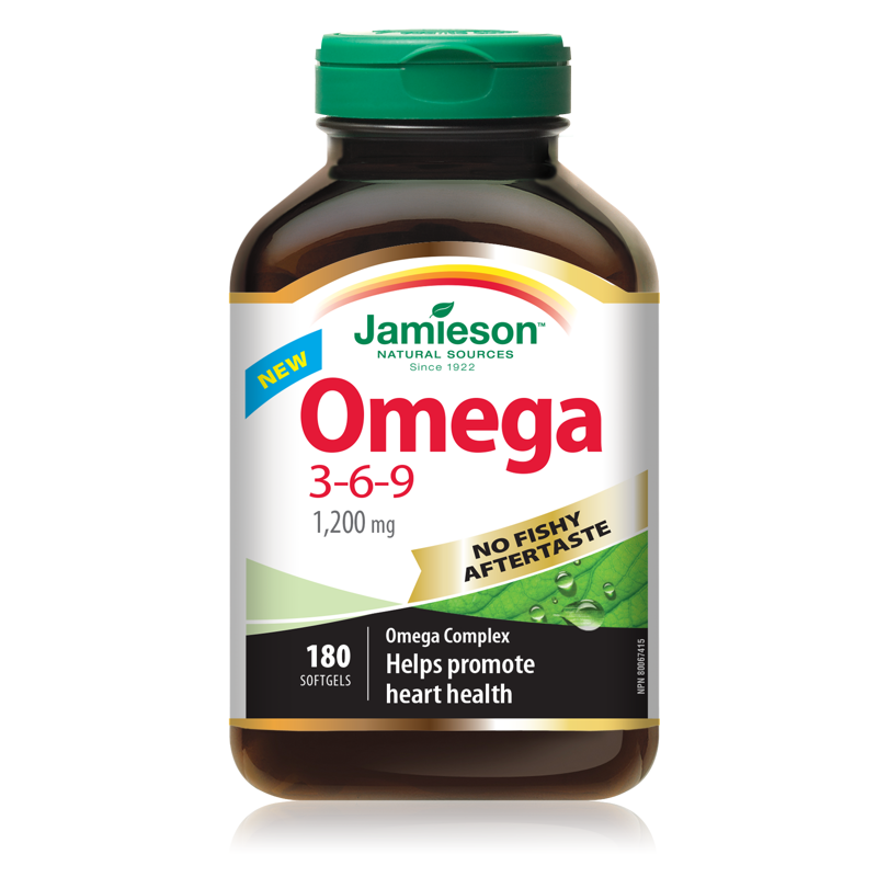 Jamieson Omega 3-6-9 NFA 180 capsules