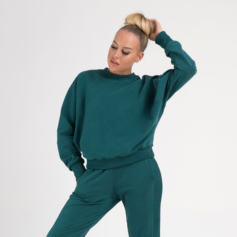 Kaya Sweatshirt, Petrol Green 