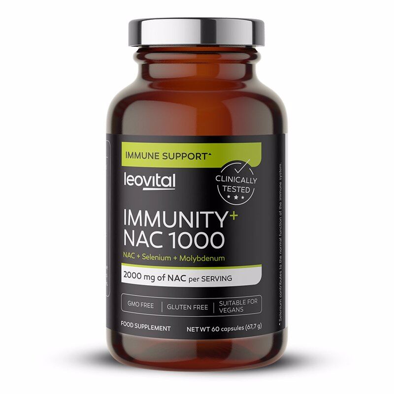 Immunity+ NAC 1000, 60 capsules