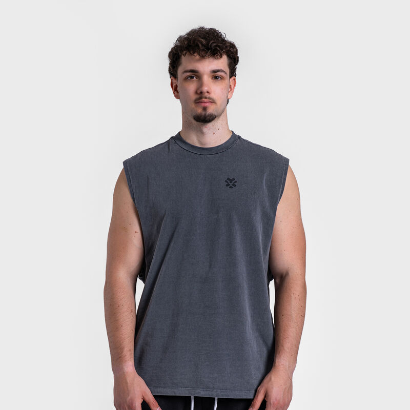 Polleo Men's Mayhem Tank Top, Grey 