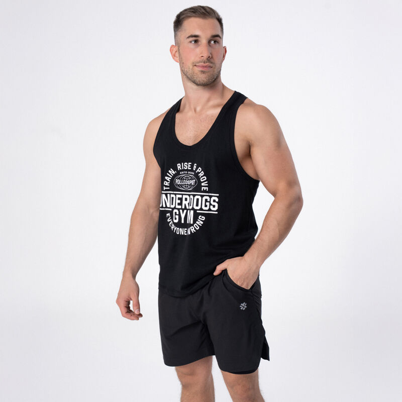 Polleo Men's Inferno Legacy Stringer Vest, Black, Polleo Sport