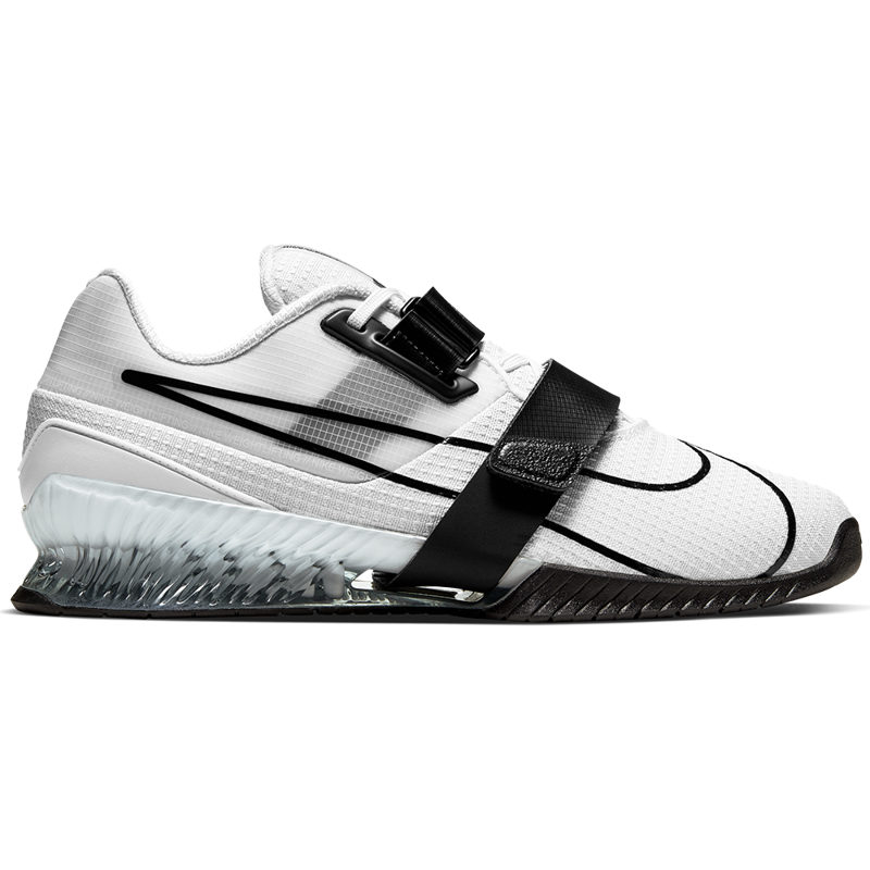 Nike Romaleos 4 Weightlifting Shoe, White/Black 