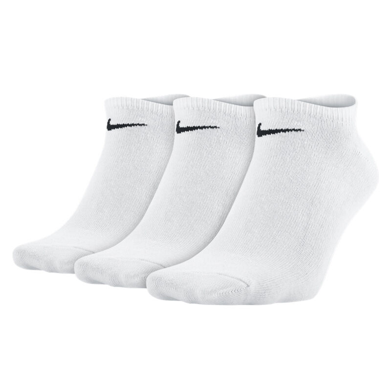 Nike Cushioned No-Show Sock, 3 Pair, White/Black 