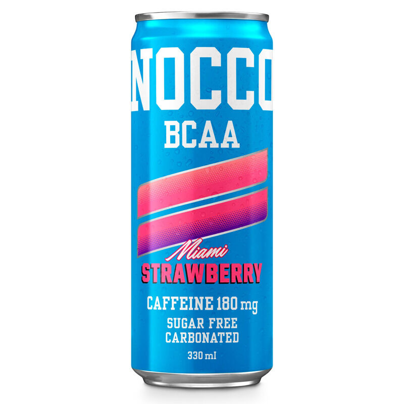 NOCCO BCAA Miami Strawberry, 330 ml
