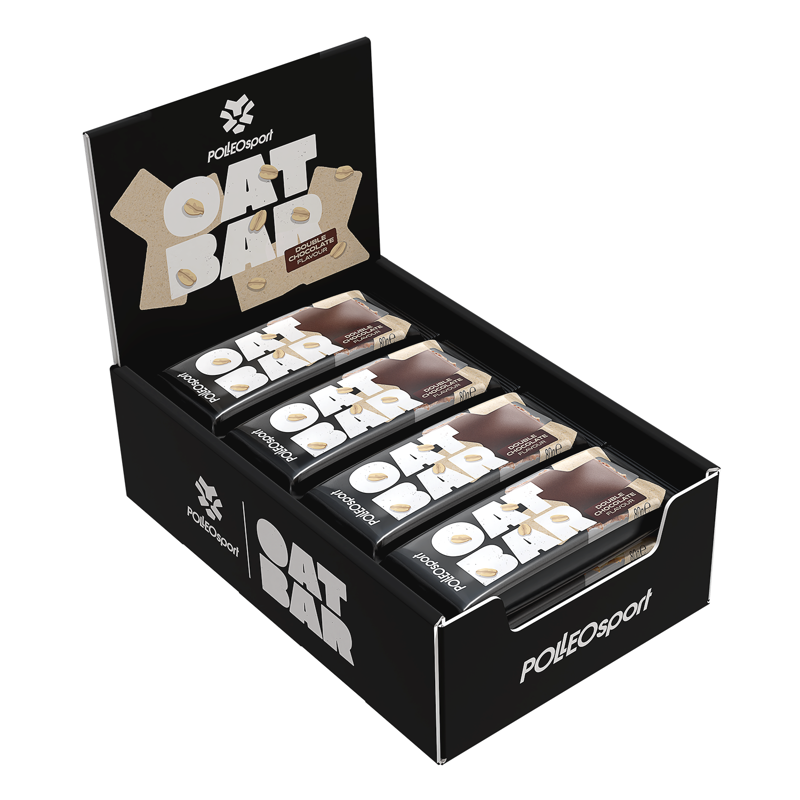 O2 Chocolate Bar Oat Bar, 12 x 80 g - Double Chocolate