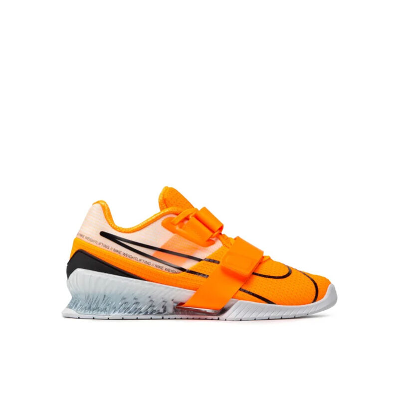 Nike Romaleos 4 Shoes, Total Orange/Black/White 