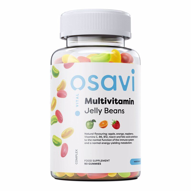 Multivitamin Jelly Beans, 90 Kautabletten, Osavi