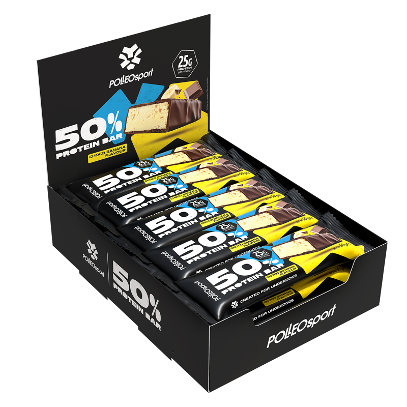 Polleo Sport 50% Protein Bar, 15 x 50 g 