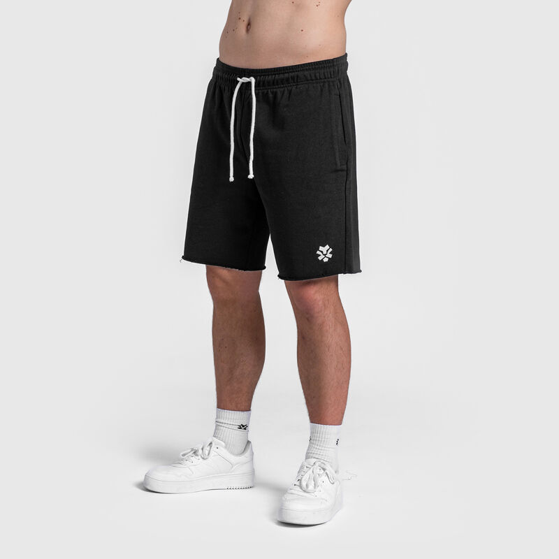 Polleo Men's Prime Comfort Terry Shorts, Black 