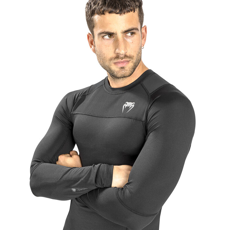 Venum G-Fit Air Rashguards Long Sleeve, Black 